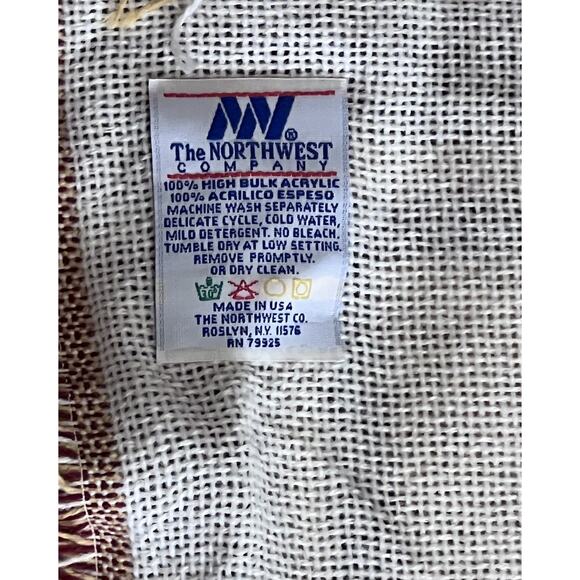 The Northwest Company Vintage UAW Tapestry Throw Blanket Automobile Aerospace - Picture 4 of 4